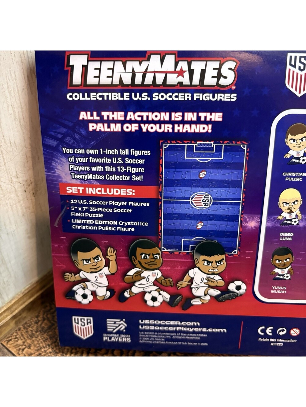 Party Animal TeenyMates USA National Soccer Players Superstar Collector Set - Picture 9 of 12